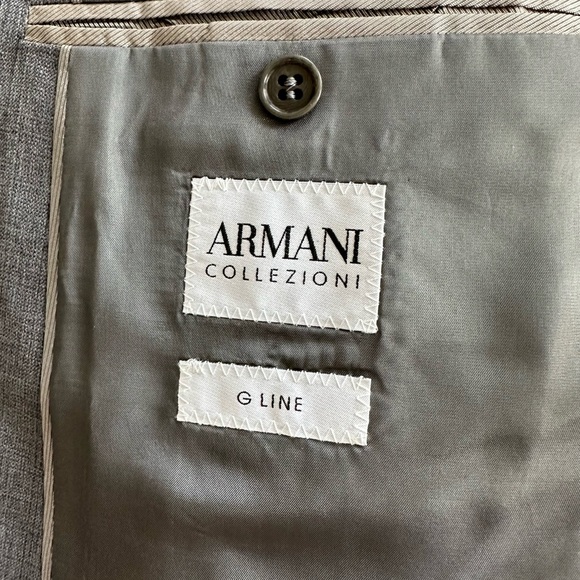 Armani Collezioni G-Line New Basic Two-Piece Wool Suit - Picture 4 of 16
